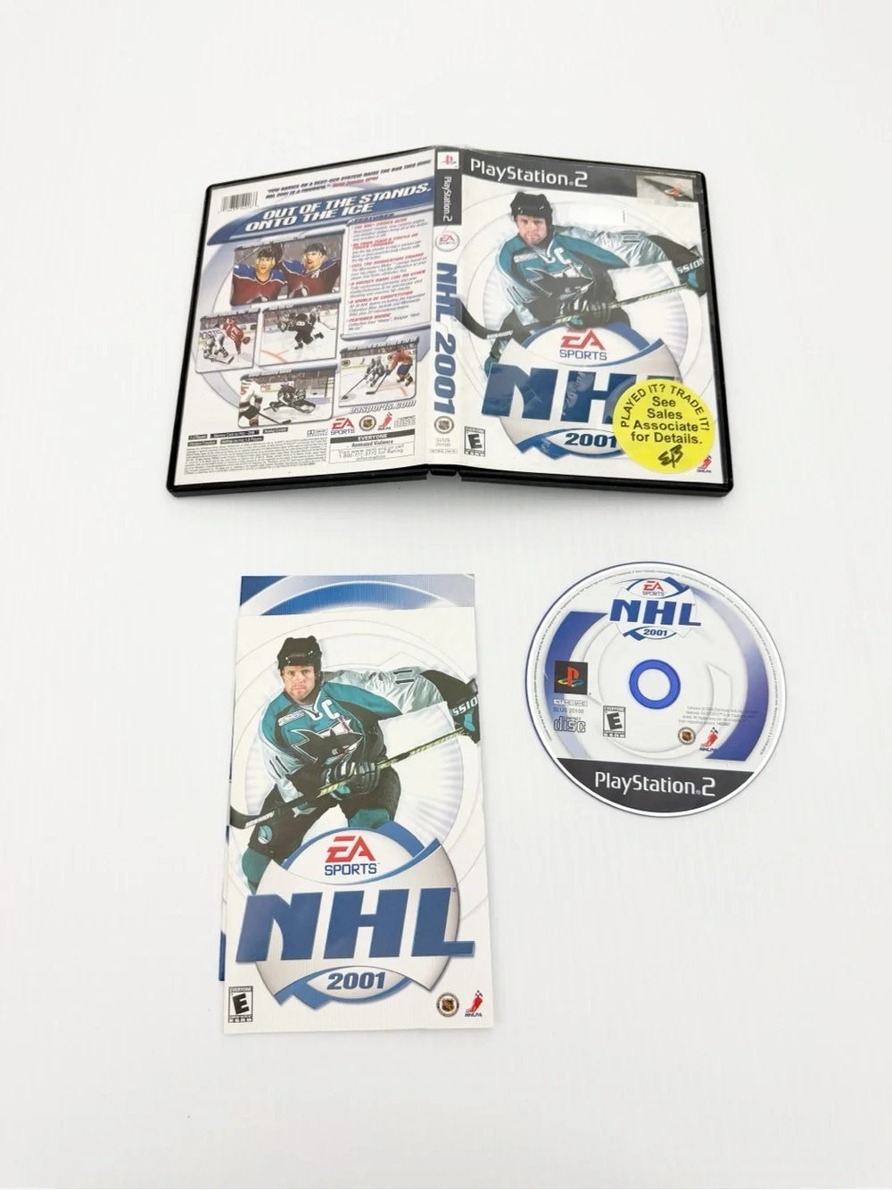 NHL 2001 Video Game for Sony PlayStation 2 PS2 Complete